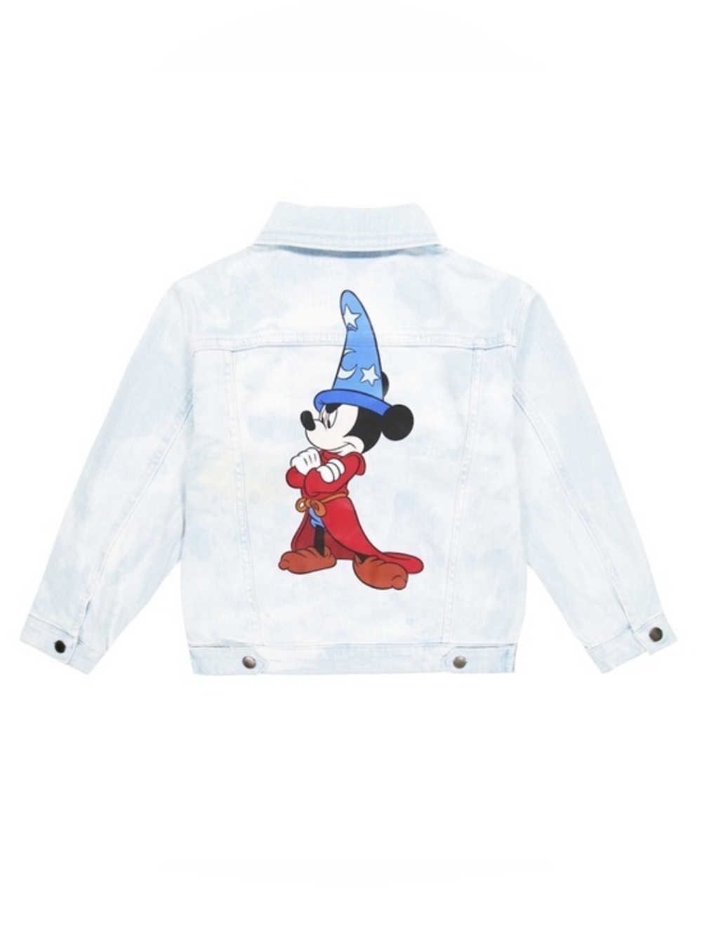 Stella McCartney X Disney Light Wash Denim Jacket with Mickey Print Sz: 8 Years